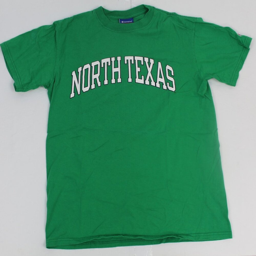 Champion Tshirt Mens Size Medium Green University of North Texas Short Sleeve